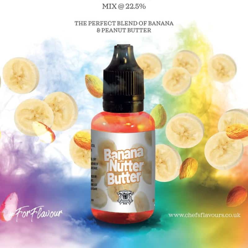 Banana Nutter Butter Chefs Flavours Concentrate 30ml