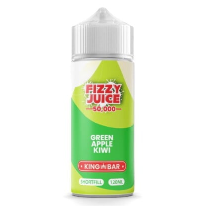Green Apple Kiwi Fizzy Juice King Bar Shortfill 100ml