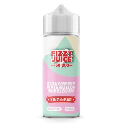 Strawberry Watermelon Bubblegum Fizzy Juice King Bar Shortfill 100ml