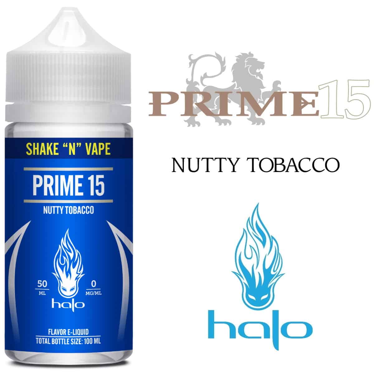 Prime 15 Halo Shortfill 50ml