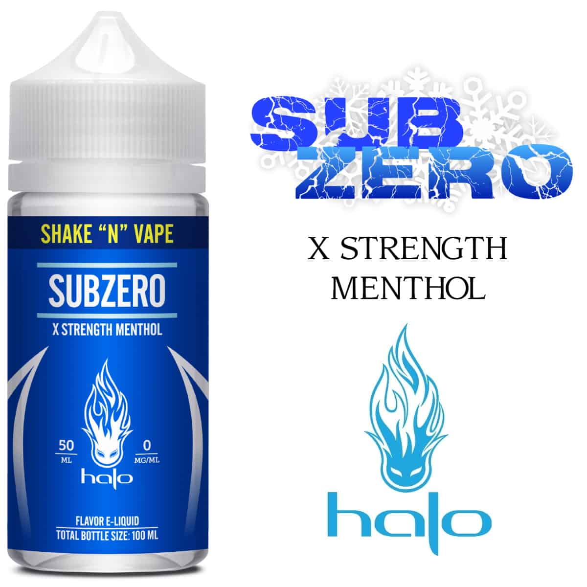 Subzero Halo Shortfill 50ml