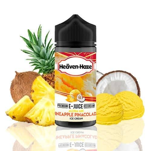 Aloha Mix Pineapple Pinacolada Ice Cream Heaven Haze Shortfill 100ml