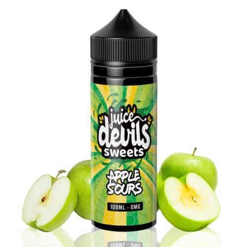 Apple Sours Juice Devils Sweets Shortfill 100ml