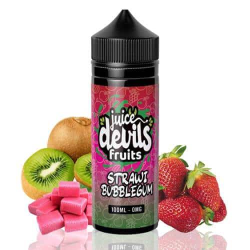 Strawi Bubblegum Juice Devils Fruits Shortfill 100ml