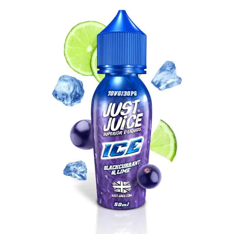 Blackcurrant And Lime Ice Just Juice Shortfill 50ml
