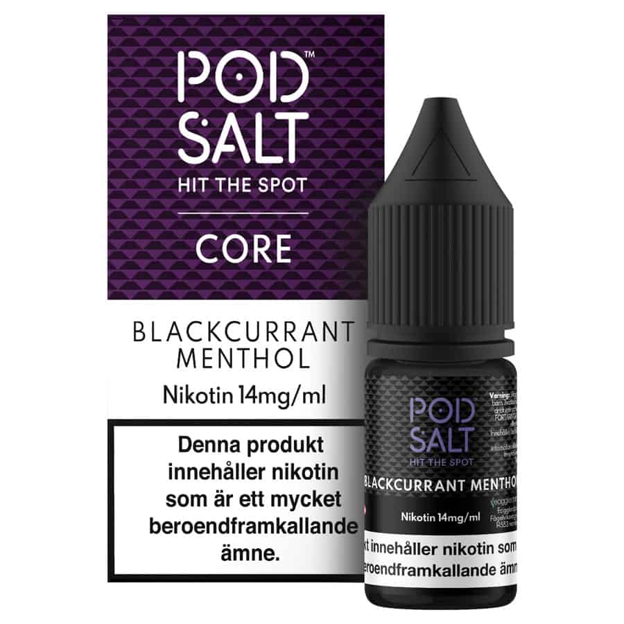 Blackcurrant Menthol Pod Salt Core 14mg